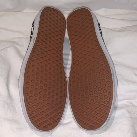 New old skool mens white and black checkered vans - Picture 4 of 6